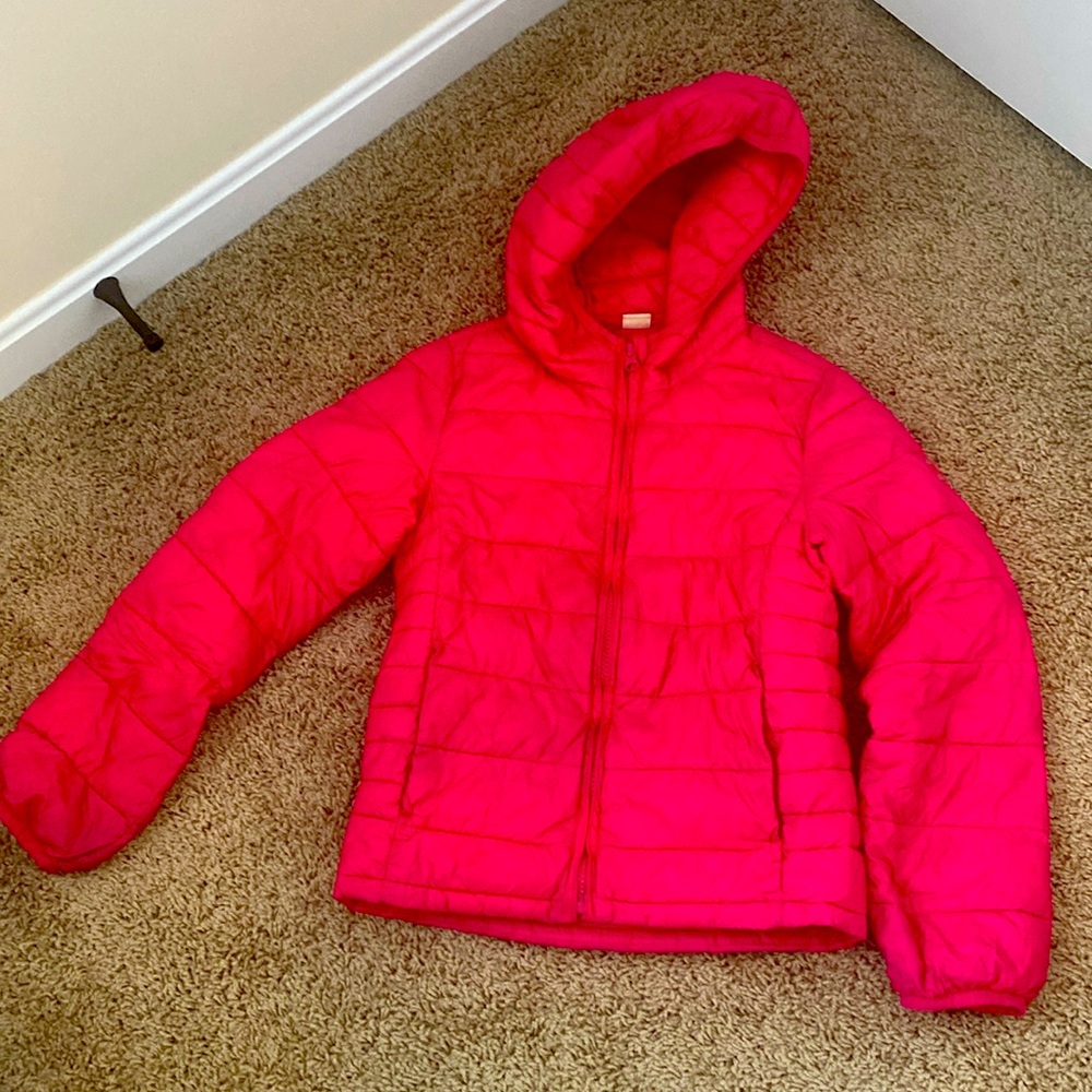 Gap Kids Girls Winter Jacket size large hot pink
